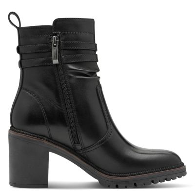 Дамски Боти На Ток TAMARIS - 1-25383-45-003 BLACK LEATHER