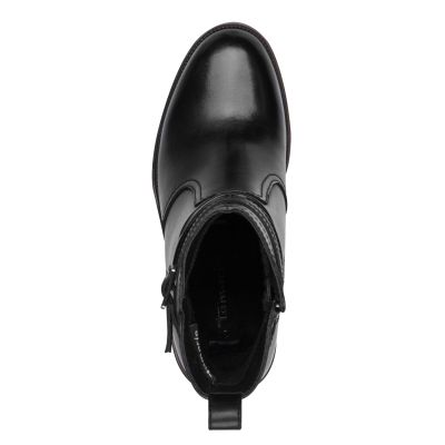 Дамски Боти На Ток TAMARIS - 1-25383-45-003 BLACK LEATHER