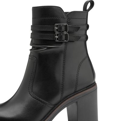 Дамски Боти На Ток TAMARIS - 1-25383-45-003 BLACK LEATHER