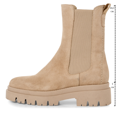 Дамски Равни Боти TAMARIS-1-25992-41-401 BEIGE SUEDE