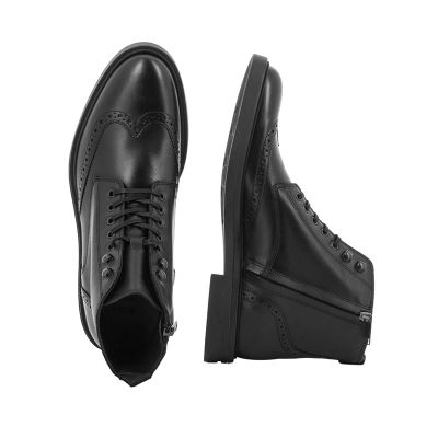 Мъжки Ежедневни Боти BOSS - 50552551 CALEV HALB LTBRFB BLACK