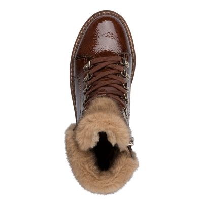 Дамски Равни Боти TAMARIS-1-26264-43-359 BROWN PATENT