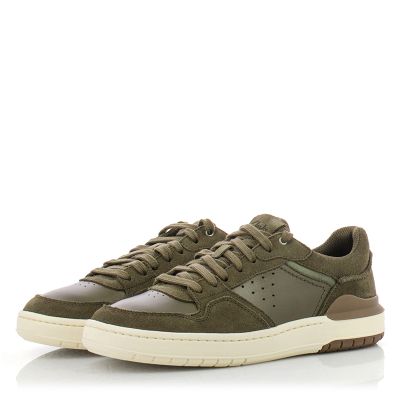 Мъжки Сникърс CLARKS-26183282 COURTLITE2 LO KHAKI SUEDE