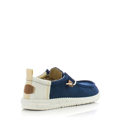 Мъжки Ежедневни HEY DUDE - 43086-4UA WALLY SUMMER BLUE/WHITE