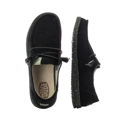 Мъжки Ежедневни HEY DUDE - 40195-001 WENDY WAVE BLACK