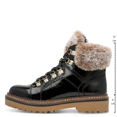 Дамски Равни Боти TAMARIS-1-26264-43-018 BLACK PATENT