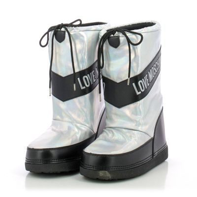 Дамски Спортни Боти MOSCHINO - JA24012G18IJ0902 IRIDESC. ARGENT