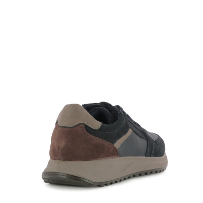 Мъжки Сникърс IMAC - 853541 SARONNO  DARK BLUE/COGNAC