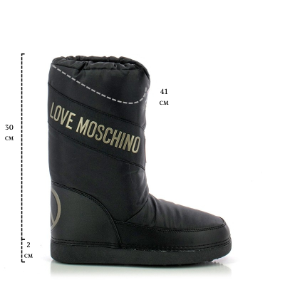 Дамски Спортни Боти MOSCHINO - JA24032G1FISY0000 NERO