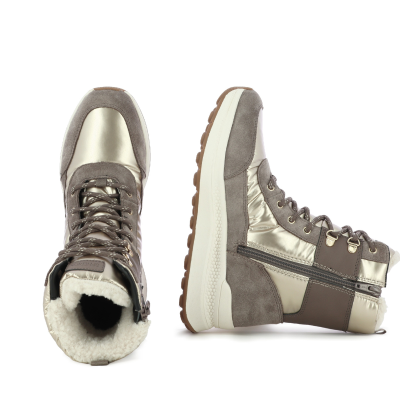 Дамски Спортни Боти GEOX-D46WPA D SPHERICA ACTIF LT TAUPE/TAUPE