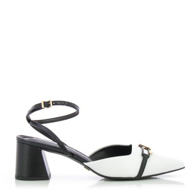 Дамски сандали на ток JORGE BISCHOFF - J10674016005 COURO NAPA NEW WHITE