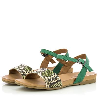 Дамски Равни Сандали  CARLO FABIANI - 030-13-1-1432  GREEN-ASTRO