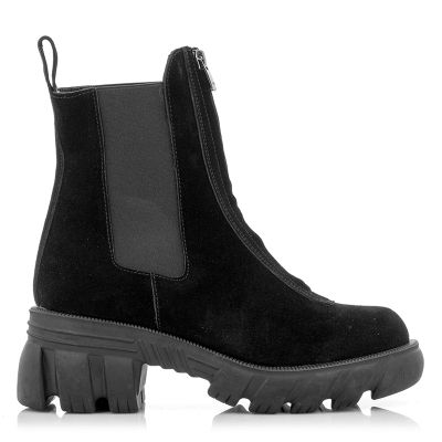 Дамски Боти На Ток  CARLO FABIANI - D22KB-4160-LX  A20  black suede