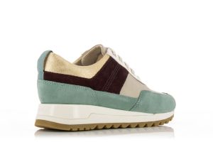 Дамски спортни обувки GEOX - d84aqb-green/creamss19