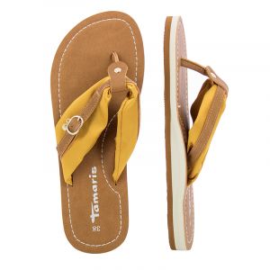 Дамски чехли TAMARIS - 1-1-27109-26 660 SAFFRON SATIN