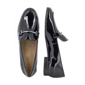 Дамски лоуфър WIRTH - 54546 AMBROSIO 3 verniz super soft preto