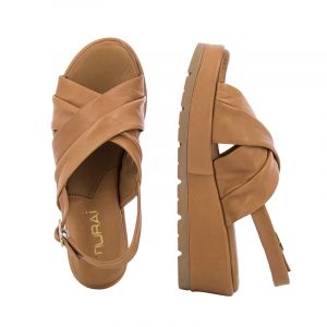 Дамски сандали на платформа PLENTY TIURAI - 030.20.9501 PLENTY COCONUT