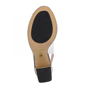 Дамски сандали на ток DONNA ITALIANA - 6446-498 GLASGOW white