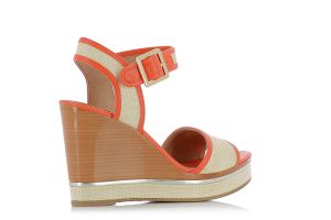 Дамски сандали на платформа RAMARIM - 1643214-orange/vanilass17