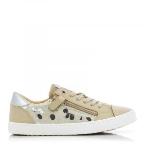 Сникърс Момичета GEOX - J02D5B 007BC JR KILWI GIRL BEIGE/SILVER