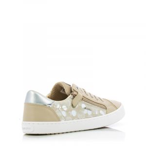 Сникърс Момичета GEOX - J02D5B 007BC JR KILWI GIRL BEIGE/SILVER