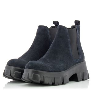 Дамски Равни Боти CARLO FABIANI - 20EF126-01  BLACK/ANTR