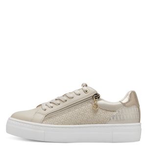 Woman`s Sneakers TAMARIS-1-23313-41-485 IVORY/GOLD