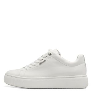 Дамски Сникърс TAMARIS - 1-23736-42-117 WHITE LEATHER