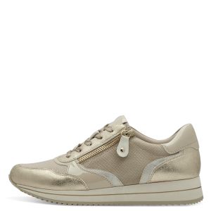 Women`s Sneakers JANA SOFTLINE-Jana Softline BEIGE/GOLD