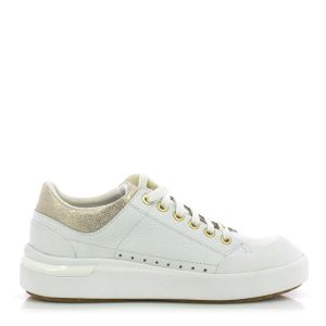 Womwn`s Sneakers GEOX-D36QFA D DALYLA WHITE/CHAMPAGNE