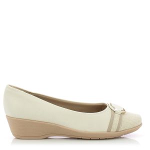 Women`s Platform Shoes PICCADILLY-143227 IVONE OFF WHITE/NATURAL