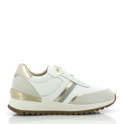 Womwn`s Sneakers GEOX-D3500A D DESYA WHITE/OFF WHITE