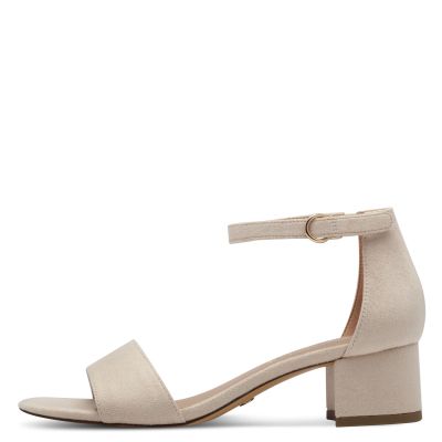 Woman`s Heeled Sandals TAMARIS-1-28201-42-251 NUDE