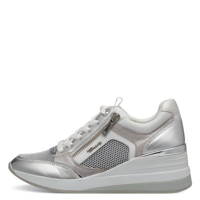 Woman`s Sneakers TAMARIS-1-23703-41-948 SILVER COMB