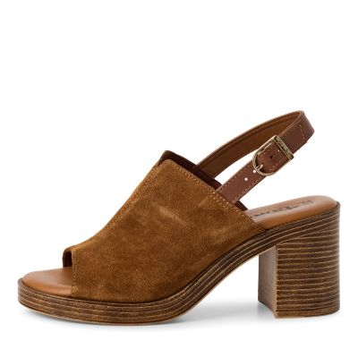 Дамски Сандали На Ток TAMARIS - 1-28304-44-305 COGNAC