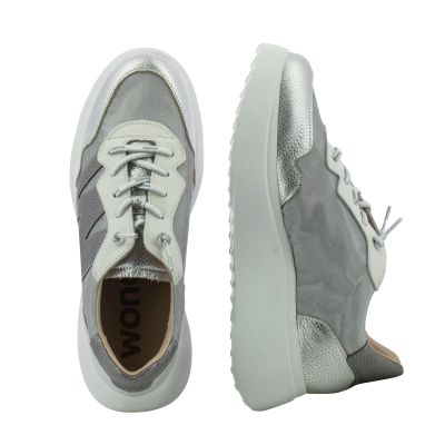 Дамски Сникърс WONDERS - A-3622 ZENIT COMB PLATA PLOMO