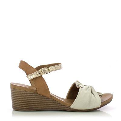 Дамски Сандали На Платформа VERONELLA-030-88-1411  COCONUT-TEXAS GOLD
