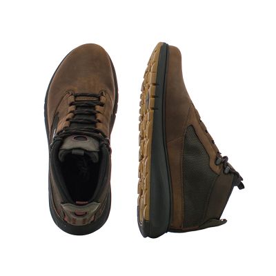 Мъжки Спортни Боти GEOX - U36APA U AERANTIS DARK BROWN