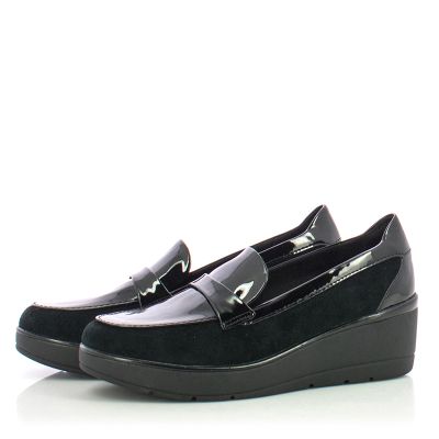 Дамски Обувки На Платформа GEOX - D46RAB D ILDE BLACK