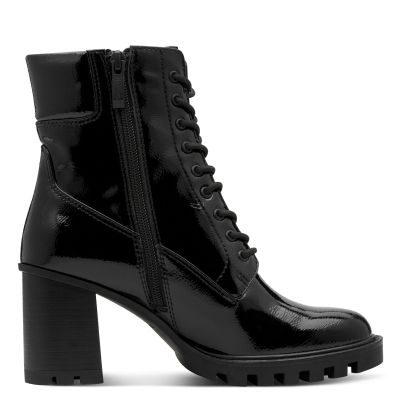 Дамски Боти На Ток TAMARIS - 1-25132-45-018 BLACK PATENT