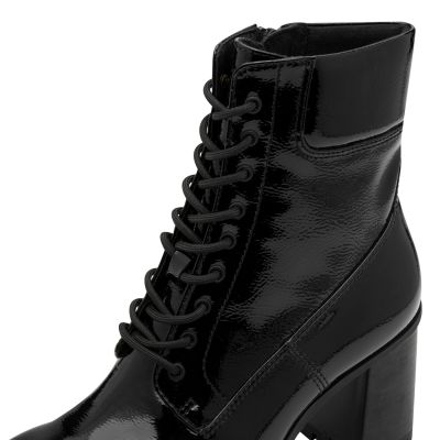Дамски Боти На Ток TAMARIS - 1-25132-45-018 BLACK PATENT