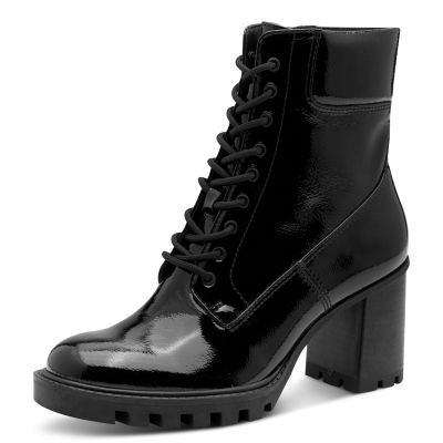 Дамски Боти На Ток TAMARIS - 1-25132-45-018 BLACK PATENT