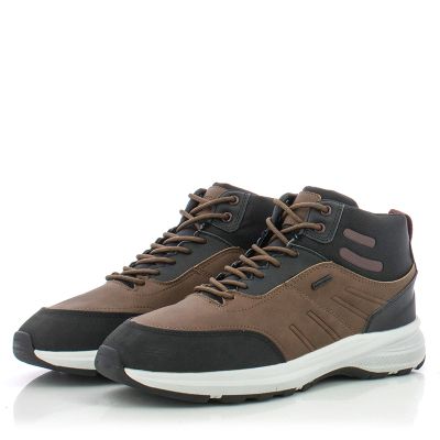 Мъжки Спортни Боти GEOX - U56M2C U SENALES BROWN COTTO/BLACK
