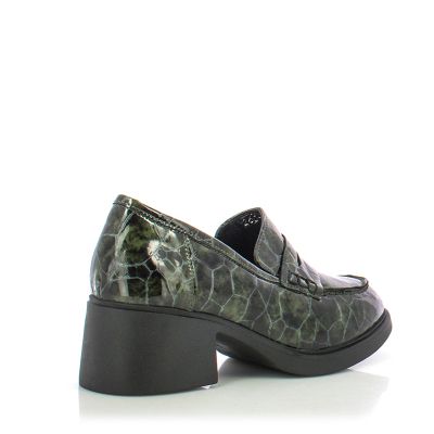 Heels CARLO FABIANI-260-5061 GREEN CROCCO