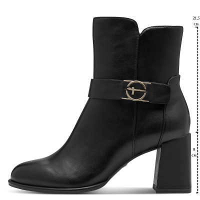 Дамски Боти На Ток TAMARIS - 1-25337-45-001 BLACK