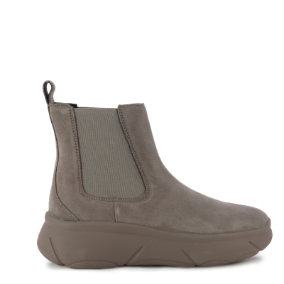 Women`s Flat Ankle Boots GEOX-D56NHB D NEBULA 2.0 TAUPE