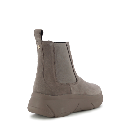 Women`s Flat Ankle Boots GEOX-D56NHB D NEBULA 2.0 TAUPE