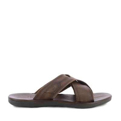 Мъжки Ежедневни Чехли DEMOCRATA - 015142-002 ZION DK BROWN