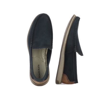 Мъжки Мокасини DEMOCRATA - 252301-003 NASH NAVY/TOBACCO