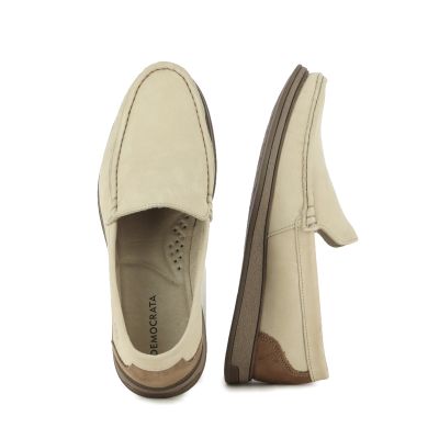 Мъжки Мокасини DEMOCRATA - 252301-004 NASH CREAM/BEIGE